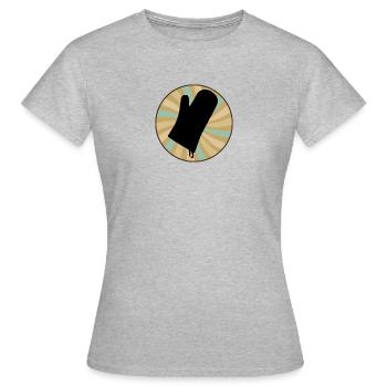 Produits de boulangerie de boulangerie - T-shirt Femme - gris chiné - Devant - AI Model Female 172 dark (172cm)