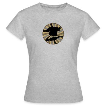 Cuisson de gâteaux - T-shirt Femme - gris chiné - Devant - AI Model Female 172 dark (172cm)