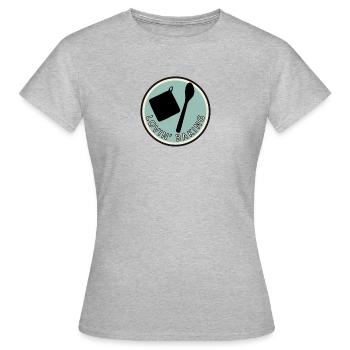 Cuisson des cupcakes - T-shirt Femme - gris chiné - Devant - AI Model Female 172 dark (172cm)