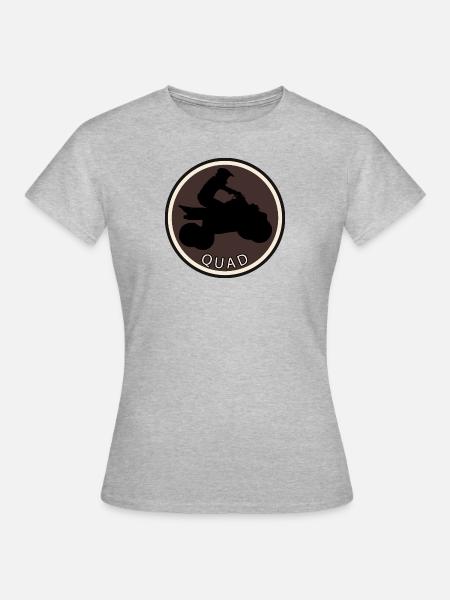 Quad Stuntman - Frauen T-Shirt - Grau meliert