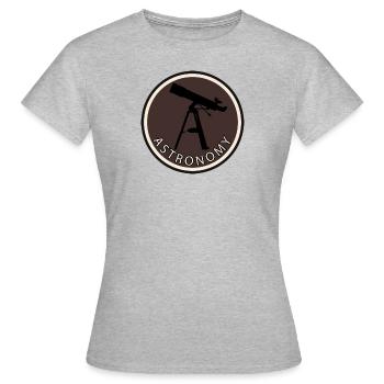 Astrophysique Astronomie Corps célestes - T-shirt Femme - gris chiné - Devant - AI Model Female 172 dark (172cm)
