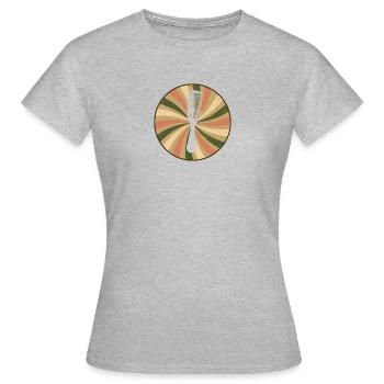 Coupe de cheveux de coiffeur - T-shirt Femme - gris chiné - Devant - AI Model Female 172 dark (172cm)