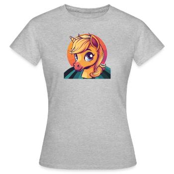 Cavaliers - T-shirt Femme - gris chiné - Devant - AI Model Female 172 dark (172cm)