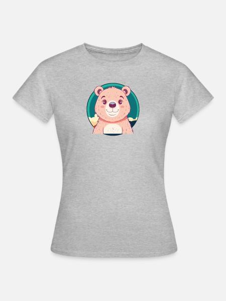 Baer Baeren - Frauen T-Shirt - Grau meliert
