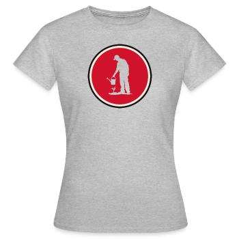 Jardinage Horticulture Jardinage - T-shirt Femme - gris chiné - Devant - AI Model Female 172 dark (172cm)