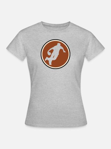 Bowling Strike - Frauen T-Shirt - Grau meliert