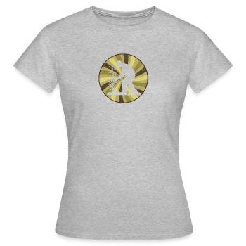Jardinage Jardin - T-shirt Femme - gris chiné - Devant - AI Model Female 172 dark (172cm)