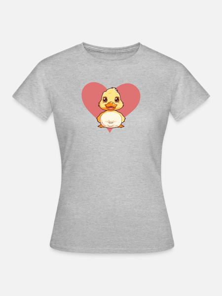 Schnabel - Frauen T-Shirt - Grau meliert