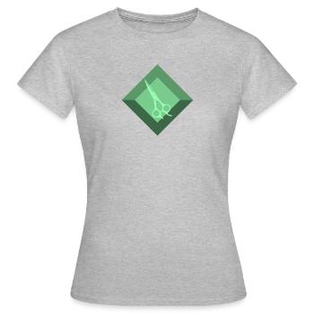 Friseur Friseurin Frisur - Frauen T-Shirt - Grau meliert - Vorne - AI Model Female 172 dark (172cm)