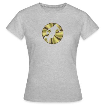 Bowling Boule de bowling Bowler - T-shirt Femme - gris chiné - Devant - AI Model Female 172 dark (172cm)