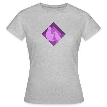 Dressage de chiens École canine Agility - T-shirt Femme - gris chiné - Devant - AI Model Female 172 dark (172cm)