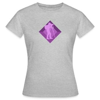Fotografie Fotoshooting Spiegelreflexkamera - Frauen T-Shirt - Grau meliert - Vorne - AI Model Female 172 dark (172cm)