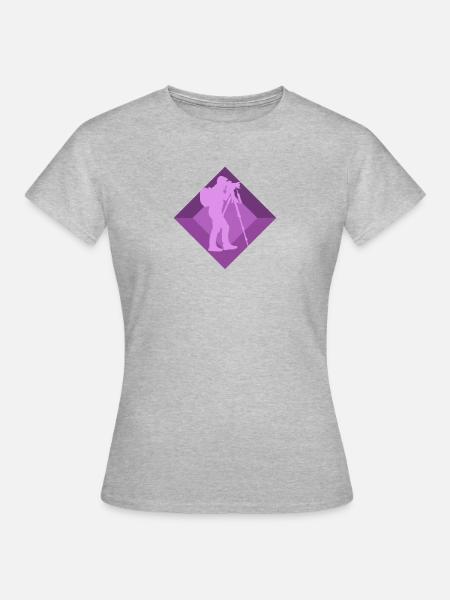 Fotografie Fotoshooting Spiegelreflexkamera - Frauen T-Shirt - Grau meliert