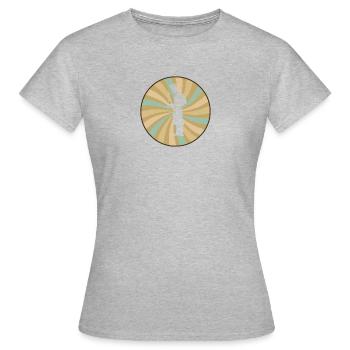 Koch Hobbykoch - Frauen T-Shirt - Grau meliert - Vorne - AI Model Female 172 dark (172cm)