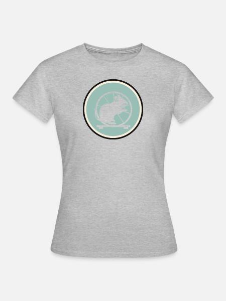 Nagetier - Frauen T-Shirt - Grau meliert