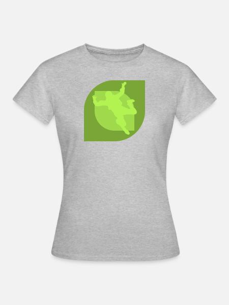 Skydiving Flugsport Parachuting - Frauen T-Shirt - Grau meliert