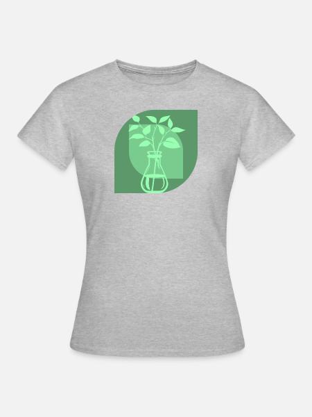 Biologie Studium - Frauen T-Shirt - Grau meliert