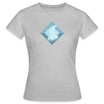 Hexe Fluch - Frauen T-Shirt - Grau meliert - Vorne - AI Model Female 172 dark (172cm)