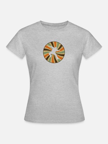 Breakdance Power Moves Tanz - Frauen T-Shirt - Grau meliert