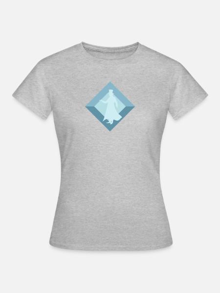 Magier Magie Zauberer - Frauen T-Shirt - Grau meliert