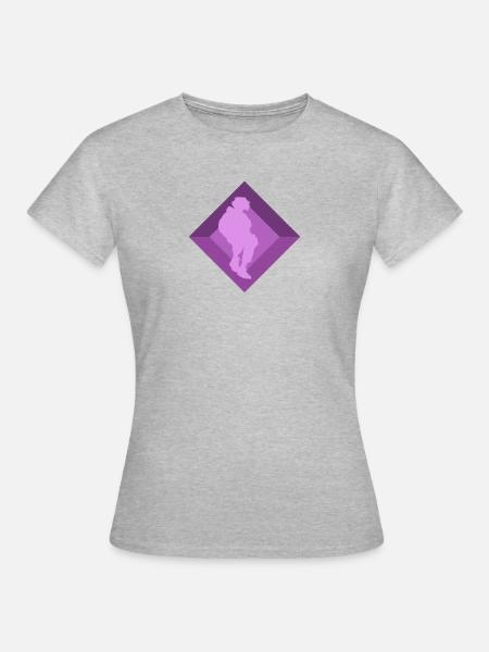 Breakdance Streetdance Akrobatik - Frauen T-Shirt - Grau meliert