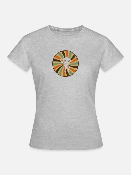 Zombie Untote Monstrum - Frauen T-Shirt - Grau meliert