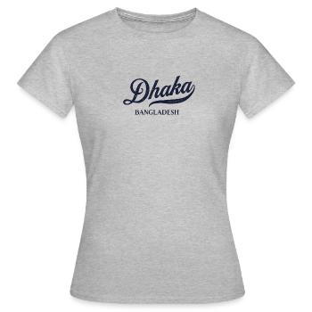 Retro Bangladesh City - Vintage Dhaka - Women's T-Shirt - heather grey - Front - AI Model Female 172 dark (172cm)