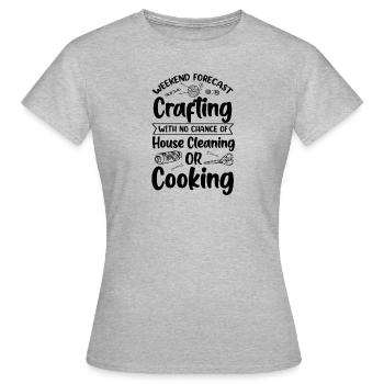 Couture Femme au foyer Machine à coudre Cadeau ménager - T-shirt Femme - gris chiné - Devant - AI Model Female 172 dark (172cm)