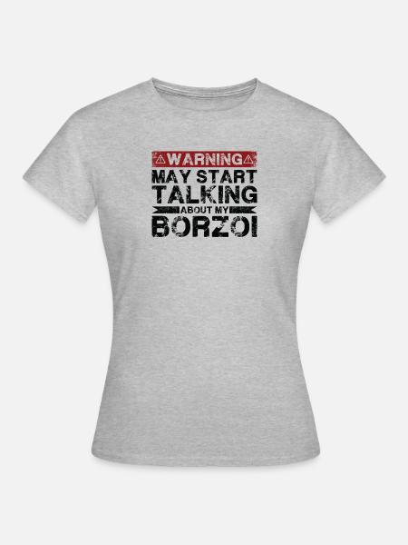 Apropos Barsoi - Frauen T-Shirt - Grau meliert
