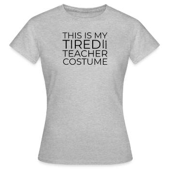Teaching profession - Women's T-Shirt - heather grey - Front - AI Model Female 172 dark (172cm)