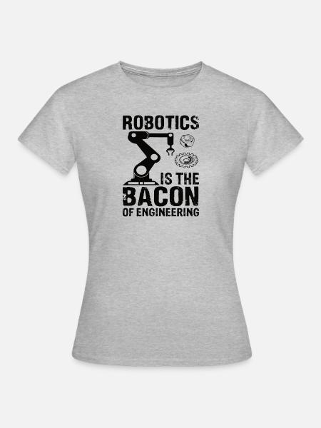Roboter Programmierer Automatisierungstechniker - Frauen T-Shirt - Grau meliert