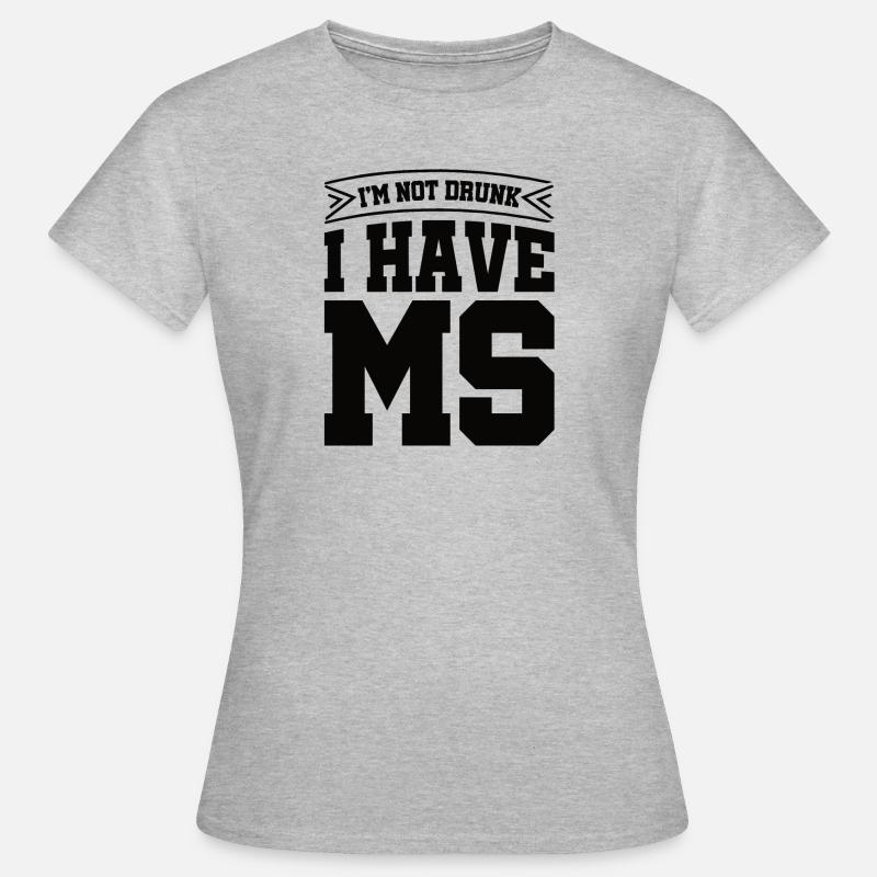 Multiple Sclerosis Awareness - Women's T-Shirt - heather grey