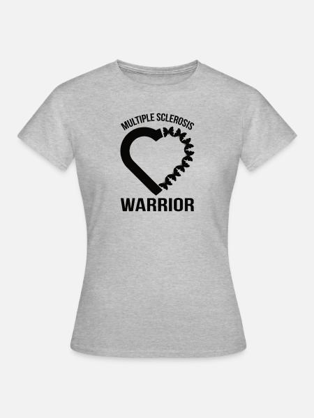 Multiple Sklerose Awareness - Frauen T-Shirt - Grau meliert