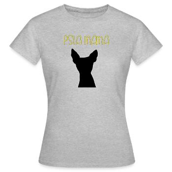 Dog Mama Ratler Lover - Women's T-Shirt - heather grey - Front - AI Model Female 172 dark (172cm)