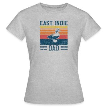 Entendad - Vintage East Indie - Women's T-Shirt - heather grey - Front - AI Model Female 172 dark (172cm)
