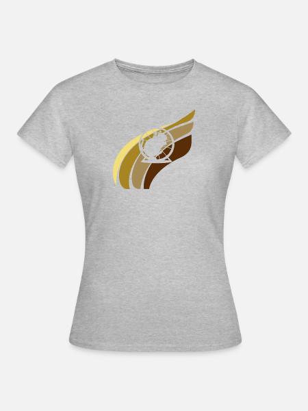 Maus Hamster Tierchen - Frauen T-Shirt - Grau meliert