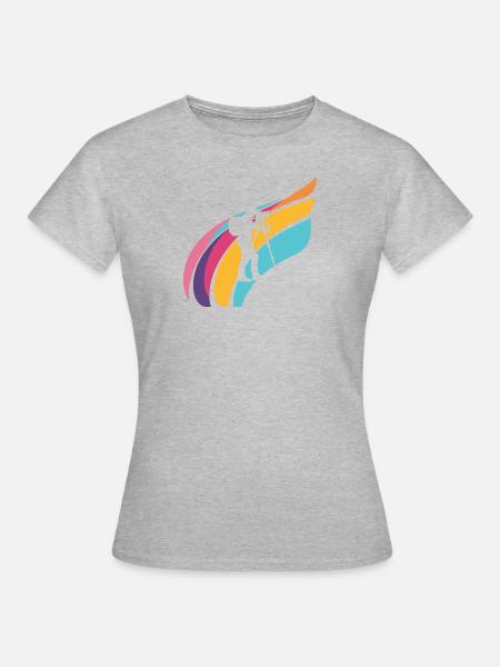Fotograf Objektiv Digitalkamera - Frauen T-Shirt - Grau meliert