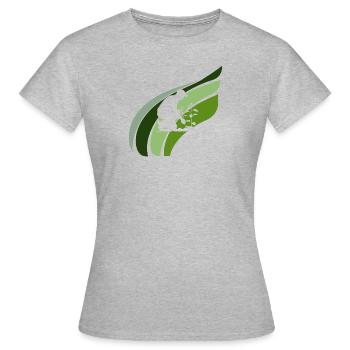 Jardinier de fleurs Horticulture - T-shirt Femme - gris chiné - Devant - AI Model Female 172 dark (172cm)