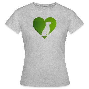 Dressage de chiens Dressage de chiens École canine - T-shirt Femme - gris chiné - Devant - AI Model Female 172 dark (172cm)