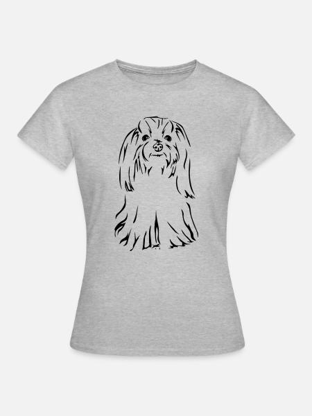 maltais - T-shirt Femme - gris chiné