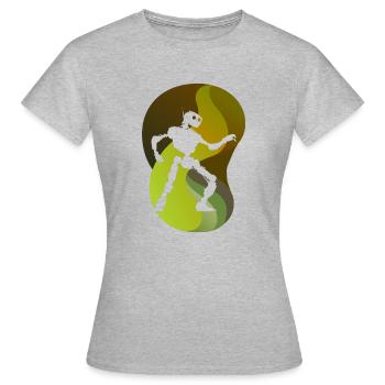 Machine robotique - T-shirt Femme - gris chiné - Devant - AI Model Female 172 dark (172cm)