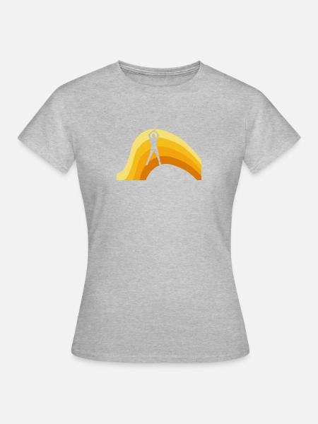 Aerobic Cardio - Frauen T-Shirt - Grau meliert