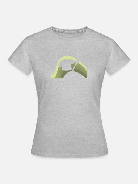 Backwaren Backen Kuchen - Frauen T-Shirt - Grau meliert