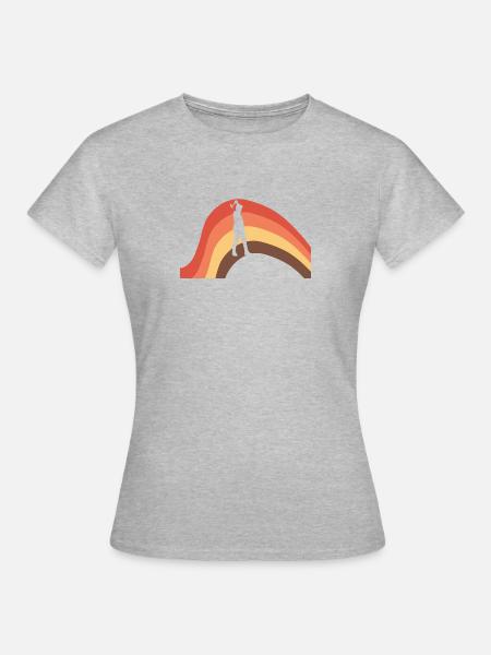 Axtwerfen Axe Throwing Axt - Frauen T-Shirt - Grau meliert
