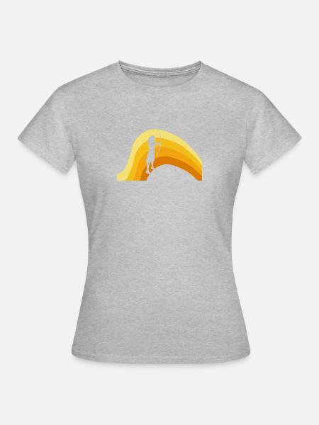 Langbogen Langbogen - Frauen T-Shirt - Grau meliert