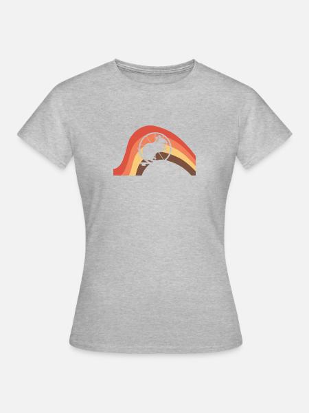 Hamster Guinea Tierchen - Frauen T-Shirt - Grau meliert