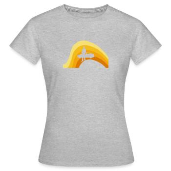 Voiture Vendeur Véhicule Voiture - T-shirt Femme - gris chiné - Devant - AI Model Female 172 dark (172cm)