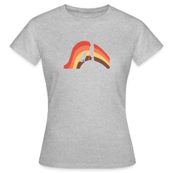 Dresseur de chiens, école canine - T-shirt Femme - gris chiné - Devant - AI Model Female 172 dark (172cm)