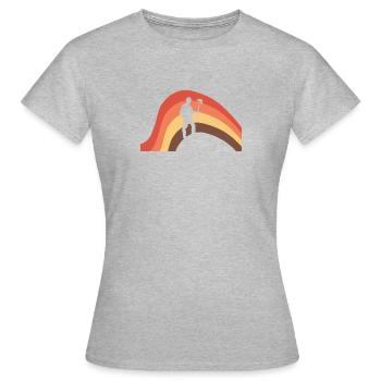 Minage Mineurs Mineurs - T-shirt Femme - gris chiné - Devant - AI Model Female 172 dark (172cm)