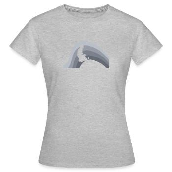 Hundetraining Hundetrainer Hundesport - Frauen T-Shirt - Grau meliert - Vorne - AI Model Female 172 dark (172cm)